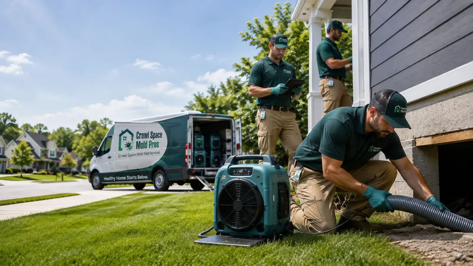 Crawl Space Mold Removal in Dows, IA